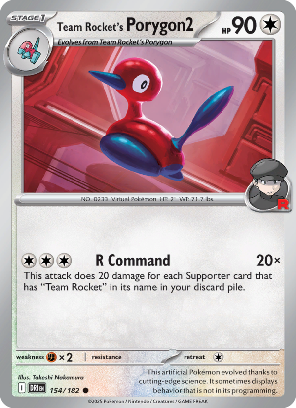Team Rocket's Porygon2 - Destined Rivals 154/182