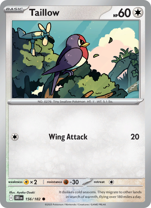 Taillow - Destined Rivals 156/182