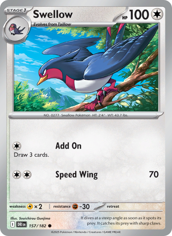 Swellow - Destined Rivals 157/182