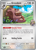 Arven's Greedent - Destined Rivals 159/182