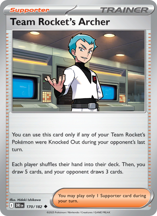 Team Rocket's Archer - Destined Rivals 170/182