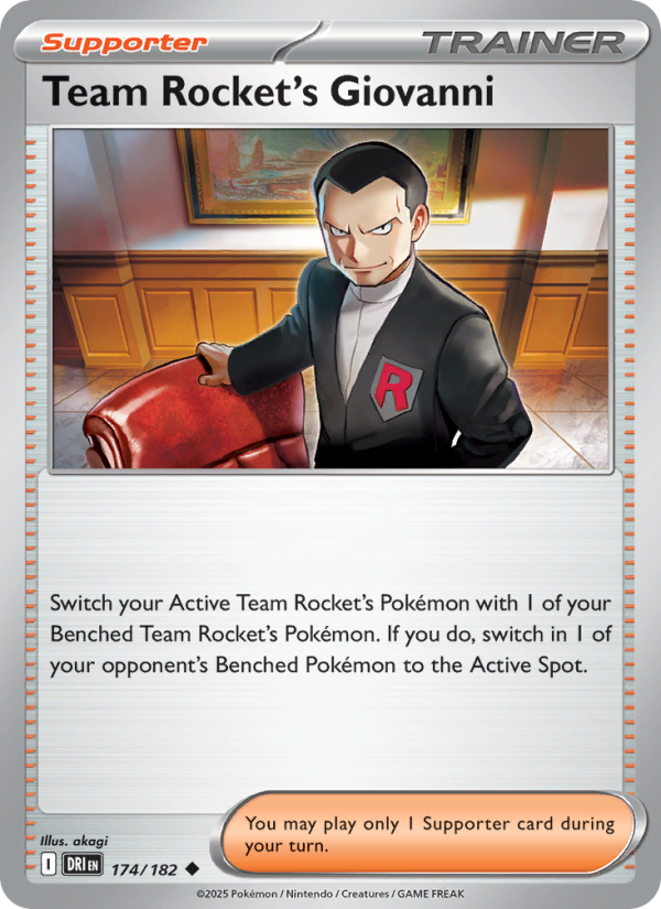 Team Rocket's Giovanni - Destined Rivals 174/182