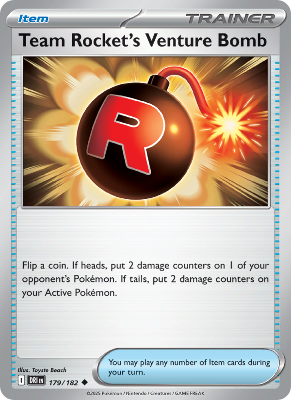 Team Rocket's Venture Bomb - Destined Rivals 179/182