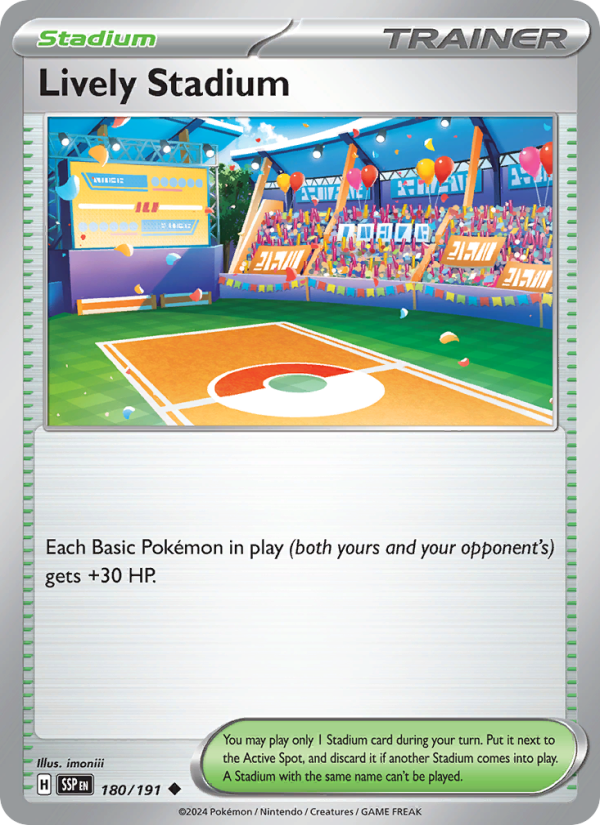Lively Stadium - Surging Sparks 180/191