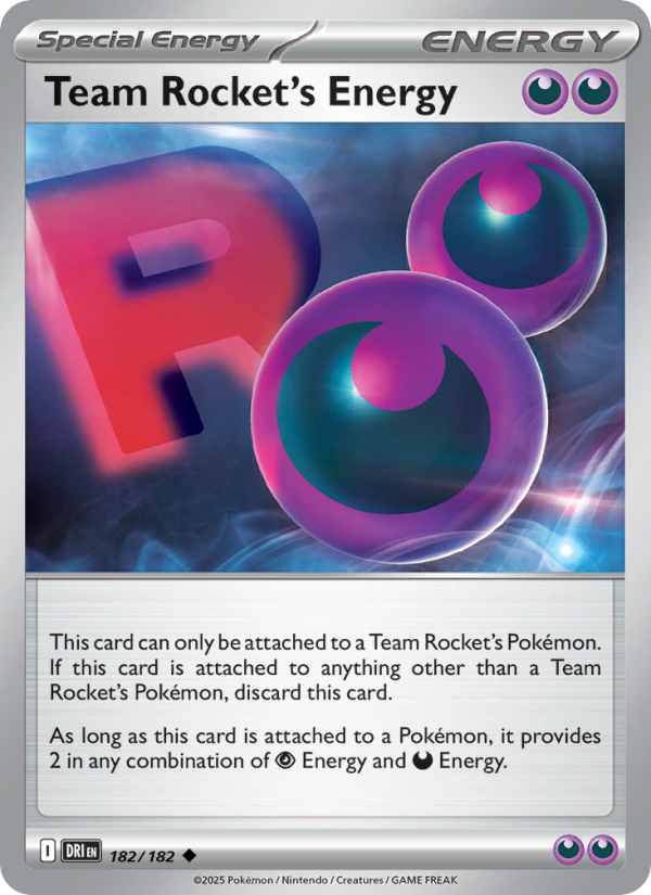 Team Rocket's Energy - Destined Rivals 182/182
