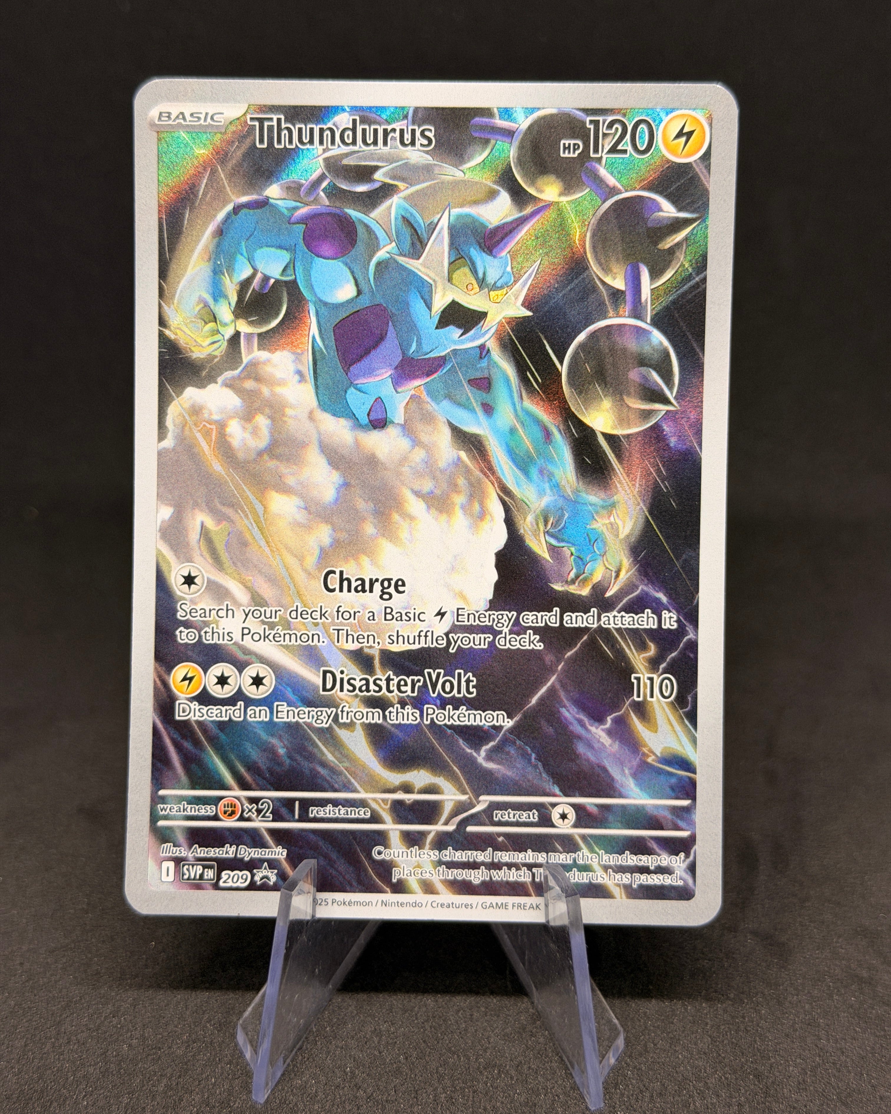 Thundurus - 209 - Promo - Scarlet & Violet - Pokemon Card - NM/M