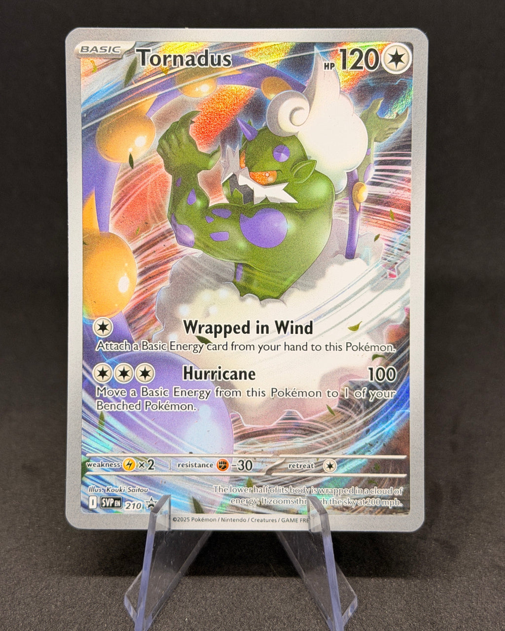 Tornadus - SVP 210 - Black Star Promo - Pokemon Card - NM/M