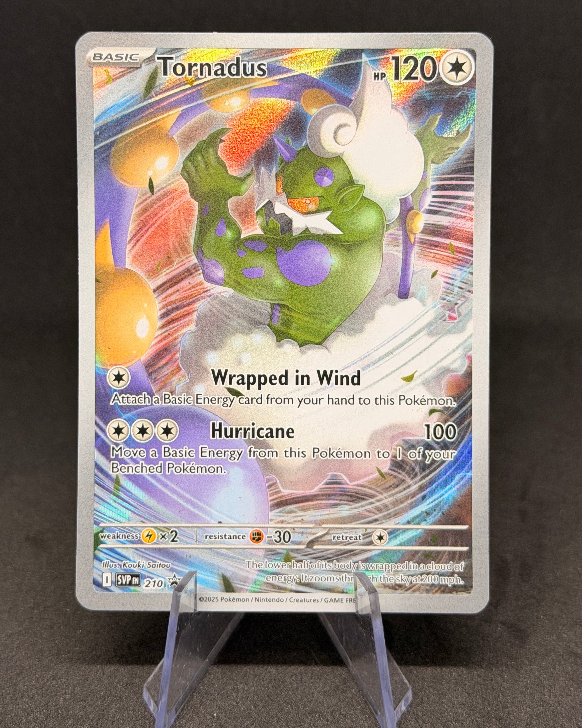 Tornadus - SVP 210 - Black Star Promo - Pokemon Card - NM/M