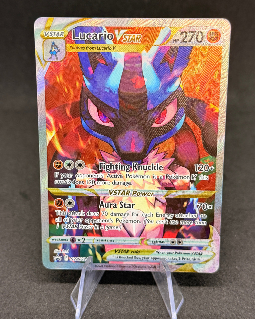 Lucario Vstar - SWSH291 - Black Star Promo